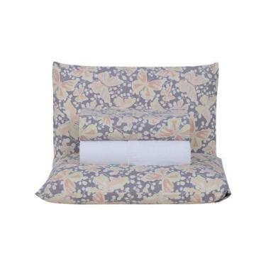 Imagem de Jogo De Lençol 4 Peças King Percal 180 Fios Homme 60% Algodão 40% Poli