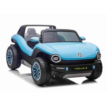 Imagem de Bel - Carro Elétrico Infantil E-Buggy Volkswagen 2 Lugares 12V Azul