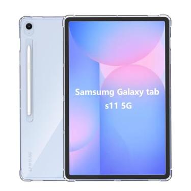 Imagem de Suttkue Capa para Samsung Galaxy Tab S11, leve, TPU de qualidade, transparência, anti-arranhões à prova de choque, para Galaxy Tab S11 2025