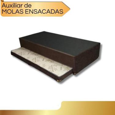 Imagem de Bicama Box Base Solteiro Com Cama Auxiliar De Molas Ensacadas 2x1 88 -