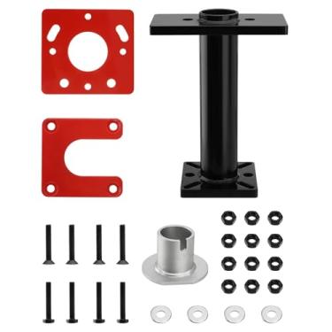 Imagem de TRUCFUSION Ferramenta de remoção de rolamento de roda compatível com Toyota Tacoma Tundra 4Runner Hilux T100 Conjunto de instalação de extrator de eixo traseiro com placa adaptadora de chave de anel