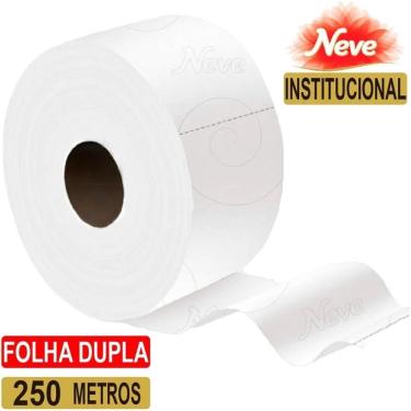 Imagem de Papel Higienico Neve Rolao Folha Dupla 3X250M Para Empresas