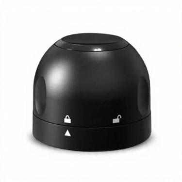 Imagem de Tampa Rolha para Vinho a Vácuo em Aço Inox e Silicone, Vedação Hermética para Preservar Sabor e Aroma por Dias