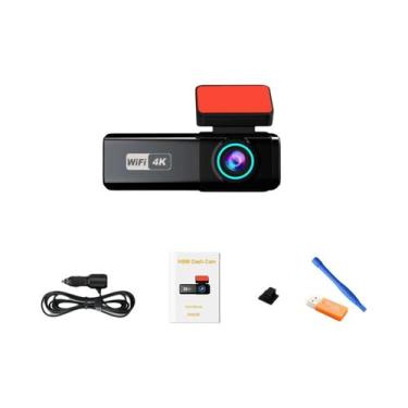 Imagem de Câmera Veicular 4K WIFI 2160P Aprilboy DVR Com Lente Frontal E Traseir