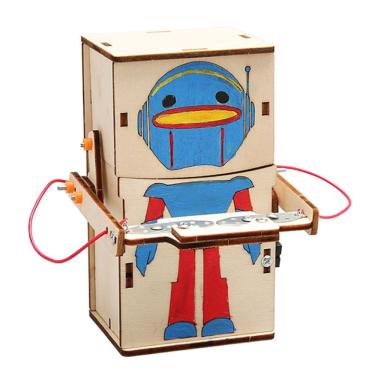 Imagem de Kit de robô comedor de moedas da Science Experiments para crianças Wood