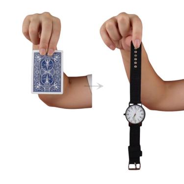 Imagem de Material de PVC Magic Trick Card to Wristwatch Illusion