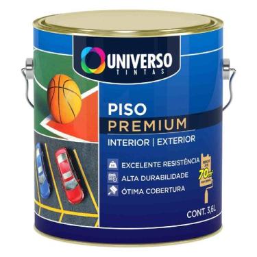 Imagem de Tinta Acrílica Premium Para Piso Concreto Cinza Escuro Universo 3,6 L