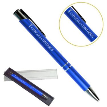 Imagem de Caneta Personalizada Cursos Metal Profissional Coloridas Ciências Cont