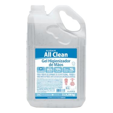 Imagem de ALCOOL GEL 70% ALL CLEAN AUDAX 5L [GALAO 1 UN]