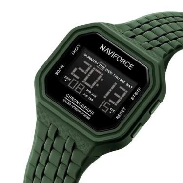Imagem de Relógio Esportivo Masculino Naviforce Quadrado Ultra Digital