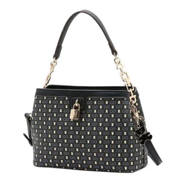 Imagem de Bolsa Feminina Leve Espaçosa Passeio Sofisticada Chenson, Preto, UN