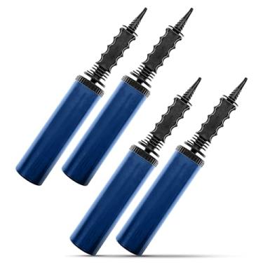 Imagem de Impresa Bomba manual pequena bidirecional para infláveis – Pacote com 4 – Ótimo para inflar balões, bolas de ioga, boias de piscina, brinquedos e muito mais – O suprimento perfeito para festas de