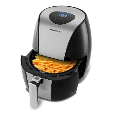 Imagem de Air Fryer Britânia 4,1L Digital Inox 1500W BFR20PI 220V