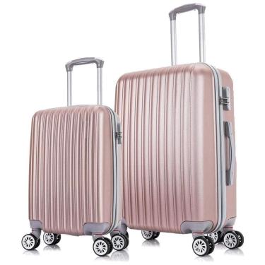 Imagem de Kit 2 Malas De Viagem 10Kg E 23Kg Rodinha 360 E Medidas Anac