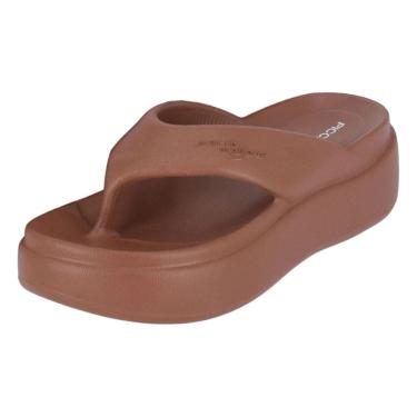 Imagem de Chinelo de Dedo Feminino Plataforma Conforto Leve Piccadilly