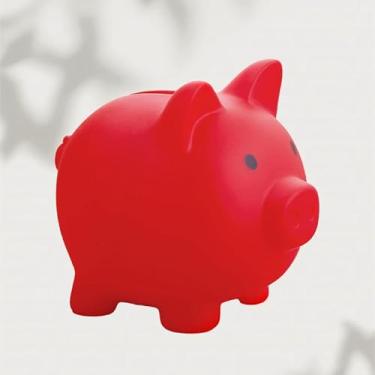 Imagem de Cofrinho mealheiro, pode armazenar 340 moedas, usado para armazenamento de moedas de bolso (vermelho)