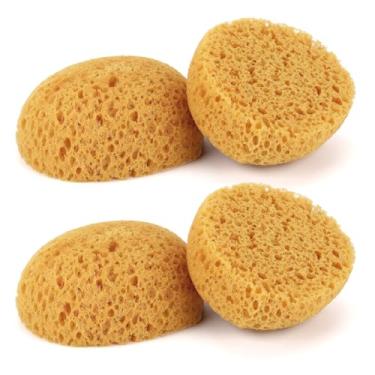 Imagem de 4 peças de esponja de textura Knockdown drywall patch de parede esponja de textura de teto para reparo de teto de parede, pintura DIY (13,5 x 11,5 x 6,5 cm)