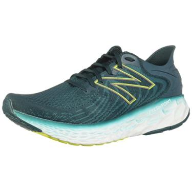 Imagem de New Balance Tênis de corrida masculino Fresh Foam 1080 V11, Trek/Sulpher Amarelo, 9 Wide
