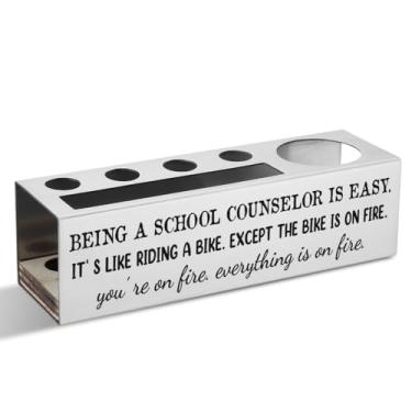 Imagem de NLOJHJ Presentes humorísticos de escritório para conselheiros, presentes de escritório sarcásticos para conselheiros, presentes de escritório bobos, presentes de conselheiro escolar, suporte de caneta