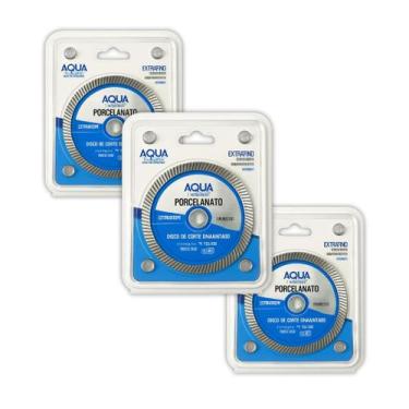 Imagem de Disco Diamantado Porcelanato Aquatools Extrafino 106mm Unidade por Kit