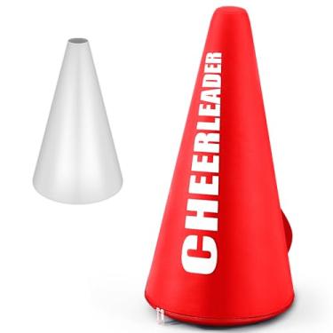 Imagem de Dansydaisy Bolsa para megafone Cheer Megafone, bolsa de transporte para líder de torcida com alça de ombro ajustável para futebol, basquete, baile, time, festa, dança, clube, desfile, competição