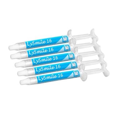 Imagem de Kit 5 Clareador Dental Caseiro Lysmile Gel 16% Lysanda