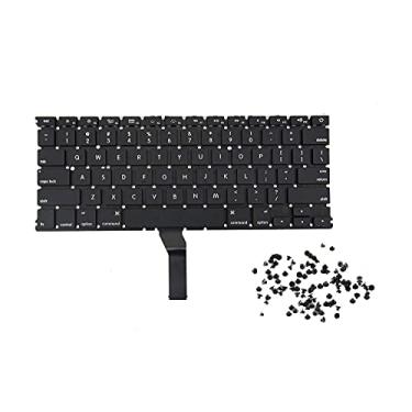 Imagem de E-USZeeGaa Teclado de substituição sem retroiluminação com 100 parafusos PCE compatível com MacBook Air 13 polegadas A1369 A1466 MC965LL MC966LL EMC 2559 MD231LL/A MD760LL/A Series 2011 2012 2013 2014