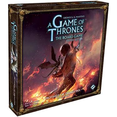 Imagem de A Game of Thrones Jogo de Tabuleiro Mother of Dragons Jogo de Estratégia de Expansão para Crianças e Adultos, Idades 14+, 3-8 Jogadores, 2-4 Horas de Jogo, Feito por Fantasy Flight Games