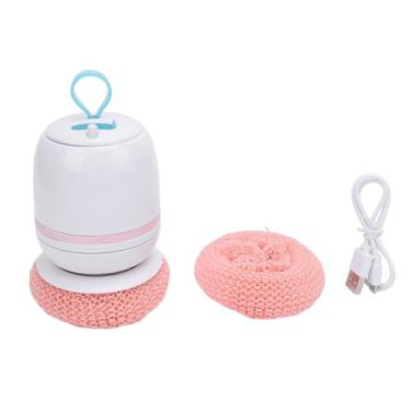 Imagem de Escova Elétrica para Limpeza de Pratos, Material ABS, Tecnologia de Turbilhão de Pressão para Serviço Inebriante, Purificador Portátil de Esfrega Eficaz para Cozinha Doméstica