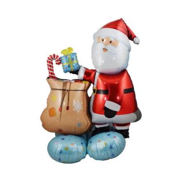 Imagem de Suporte para Decorações de Natal - Papai Noel, Boneco de Neve, Rena e 