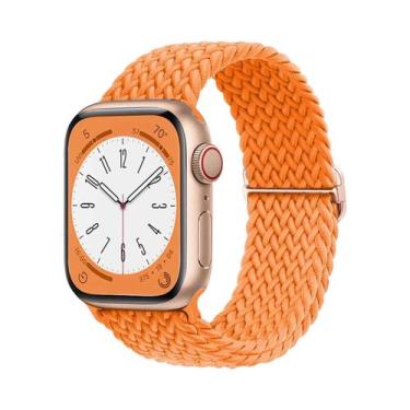 Imagem de Pulseira De Elástico Trançado Solo Loop Para Apple Watch De 45mm 44mm 
