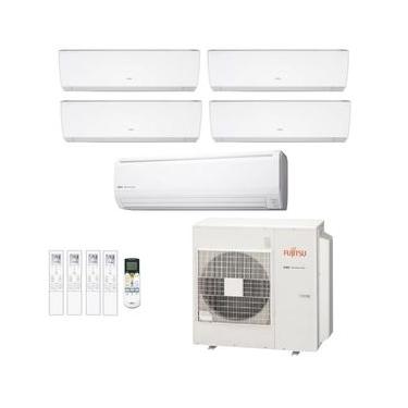 Imagem de Ar-Condicionado Multi Split Inverter Fujitsu 45.000 (4x Evap HW 9.000 + 1x Evap HW 24.000) Quente/Frio 220V