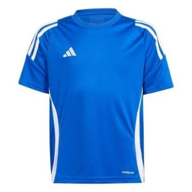Imagem de Camiseta Adidas Tiro 24 Infantil - Azul 11-12-Masculino