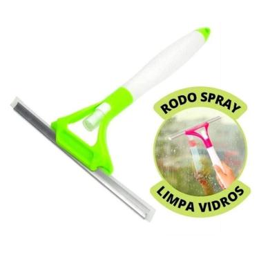 Imagem de Rodo Limpa Vidros Spray Recipiente Borrifador Rodinho