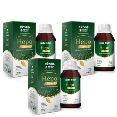 Imagem de Kit 3x Hepo Blend (colina E Selênio) 250ml Ekobé-Unissex