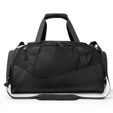 Imagem de Bolsa de Viagem Esportiva para Academia com Compartimento Sapatos Treino Fitness