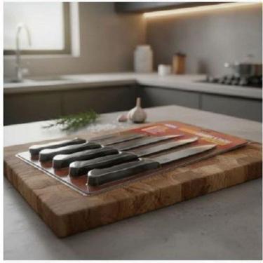 Imagem de Kit Facas Assador Peças Cjt Assador 5 Peças-Mor