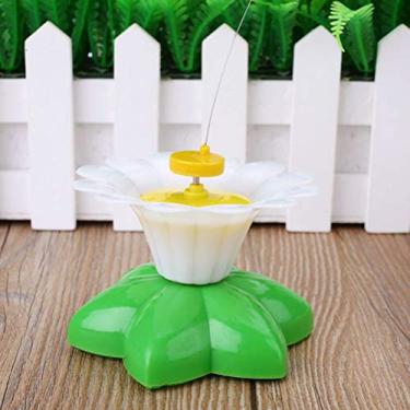 Imagem de ASHATA Brinquedo Giratório Elétrico para Gatos de Estimação, Borboleta de Plástico Engraçada, Brinquedos para Animais, Evita Arranhões Nos Móveis, Exercício, Patas de Gato para Entretenimento