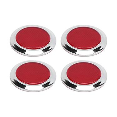 Imagem de Zerodis Refletor Vermelho Motocicleta Automóvel Fornece Interior e Exterior do Automóvel Guarnição Exterior Automotiva Guarnição Automotiva Aviso de Segurança Eficaz para Carros e Motocicletas