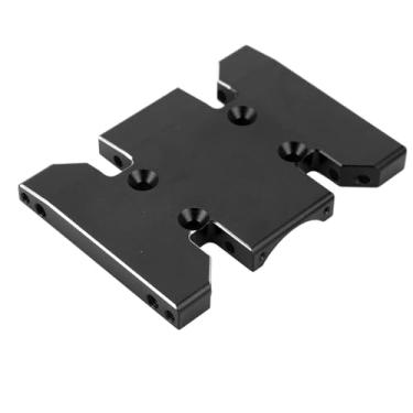 Imagem de SPYMINNPOO Placa Antiderrapante da Caixa de Engrenagens, Montagem de Transmissão Em Liga de Alumínio para Carro SCX10 PRO RC, Placa Antiderrapante Intermediária Revestida de Preto Usinada CNC Com