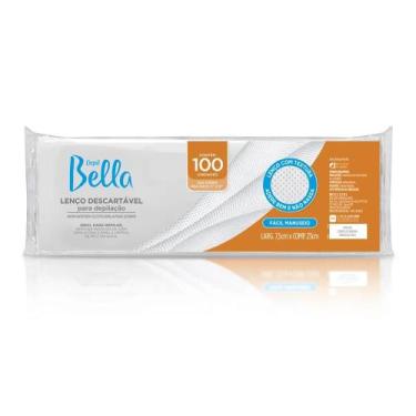 Imagem de Lenço com Textura Depil Bella Para Depilação 100 fls