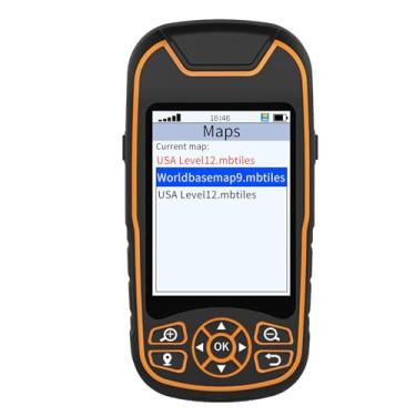 Imagem de Cosiki Navegador GPS Portátil, Instrumento Robusto de Levantamento de Terreno GNSS Com Tela Colorida Legível à Luz Solar de 3,2 Polegadas, Bateria de 4000mAh, à Prova D'água IP66