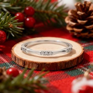 Imagem de 1 anel clássico feminino para casamento, noivado, festa, presente de dia dos namorados, Cobre, Sem pedra preciosa