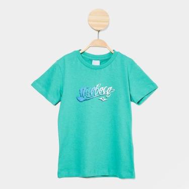 Imagem de Camiseta Infantil Nicoboco Básica Menino, Verde, 8A