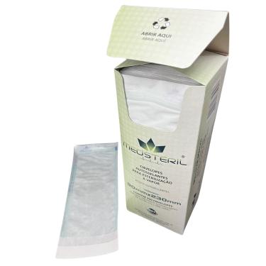 Imagem de 200 Envelopes 90x230mm Autosselantes Medsteril | Papel Grau Cirúrgico p/ Esterilização