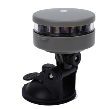 Imagem de Jectse Luz de Navegação para Barco, Luz de âncora LED de Visibilidade de 55LM 2NM Com Base de Ventosa Rotativa de 70 Mm, IP67 à Prova D'água para Barcos Pequenos, Caiaques, Canoas,