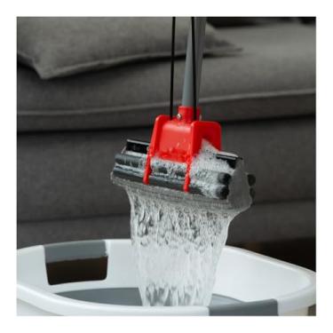 Imagem de Mop Esponja Absorvente Retrátil Limpeza Geral Rodo Mágico 1,25m Prático e Funcional para Uso Diário