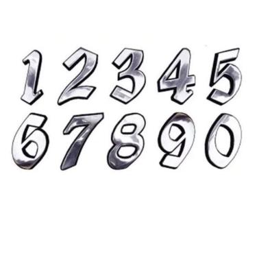 Imagem de Número Residencial Alumínio Polido C.navarro 11cm Número N°4