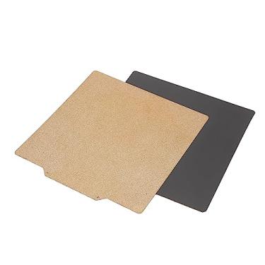 Imagem de Naroote Placa de Construção Magnética de Aço Com Revestimento PEI para Impressora 3D. Placa Flexível de Aço de Mola para Plataforma de Tamanho 200x200mm para Maior adesão. Ideal para Impressão PLA