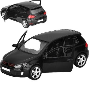 Imagem de Carro de brinquedo ERBADIHAGO Golf GTI em escala 1/36 de metal com tra